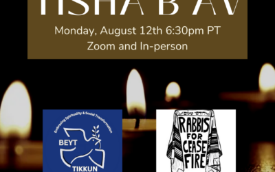 Tisha B’av: A Lamentations for Today