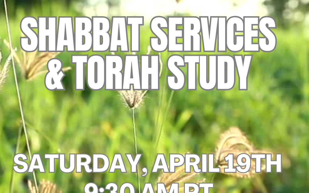 Shabbat Service & Torah Study | Special Passover Reading