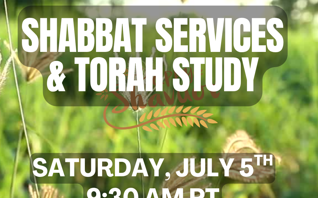 Shabbat Service & Torah Study | Chukat