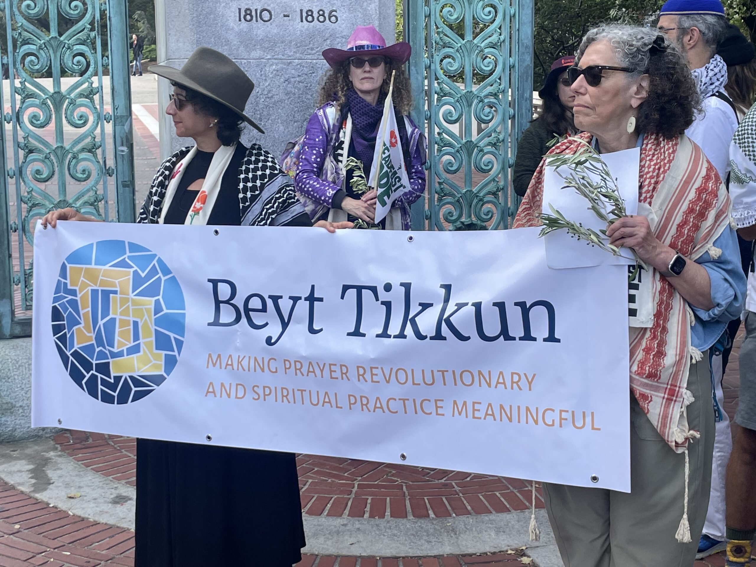 BT Banner at Prayer Walk June 2025